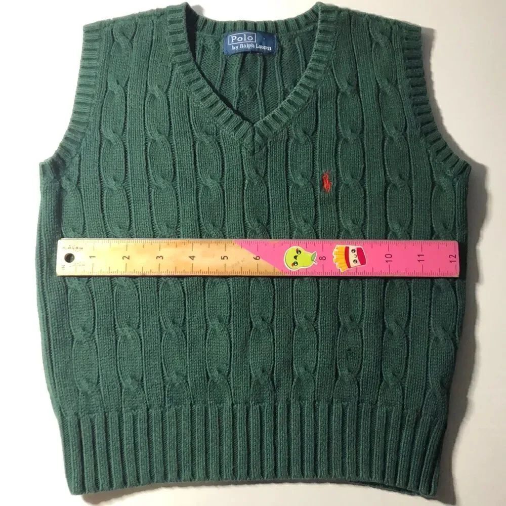 Polo RL Green Vest in EUC